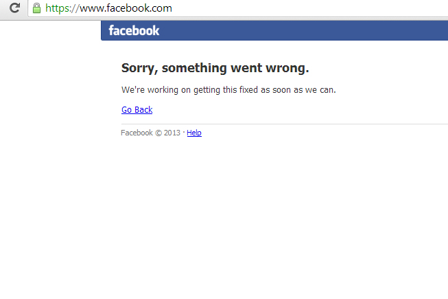 Facebook inaccessible brièvement ce jeudi matin