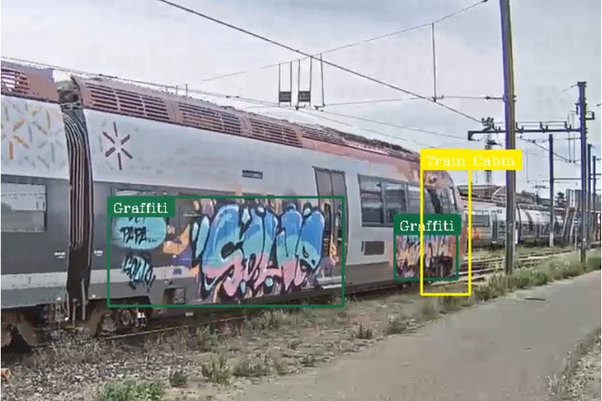 La reconnaissance d&rsquo;image mobilisée pour détecter des tags sur les trains régionaux