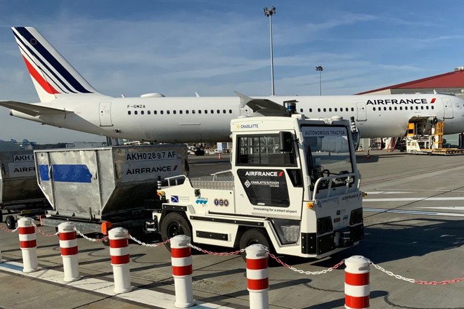 Transfert de bagages par véhicule autonome à l&rsquo;aéroport de Toulouse