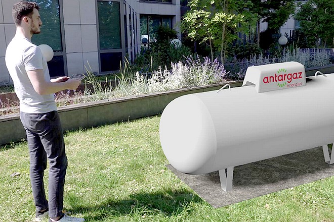 La réalité augmentée aide à la vente des citernes de gaz chez Antargaz