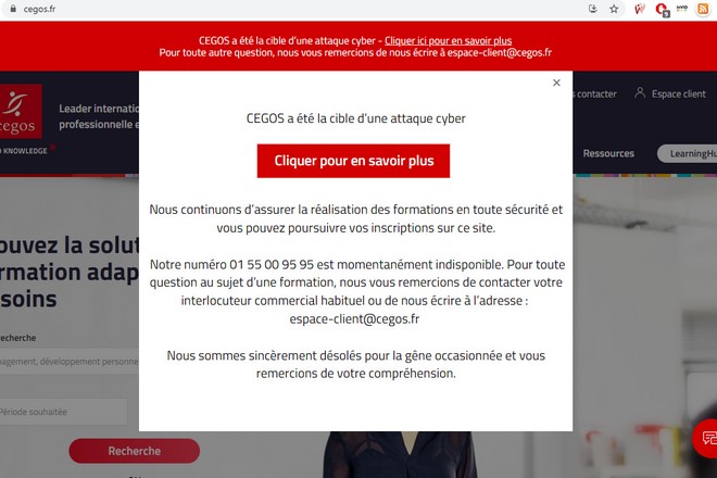 L’organisme de formation Cegos victime d’une attaque informatique d&rsquo;ampleur