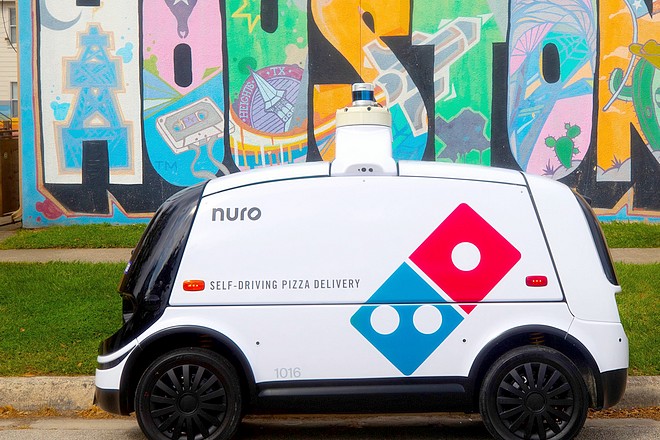 La livraison de pizzas Domino&rsquo;s par robot autonome testée à Houston