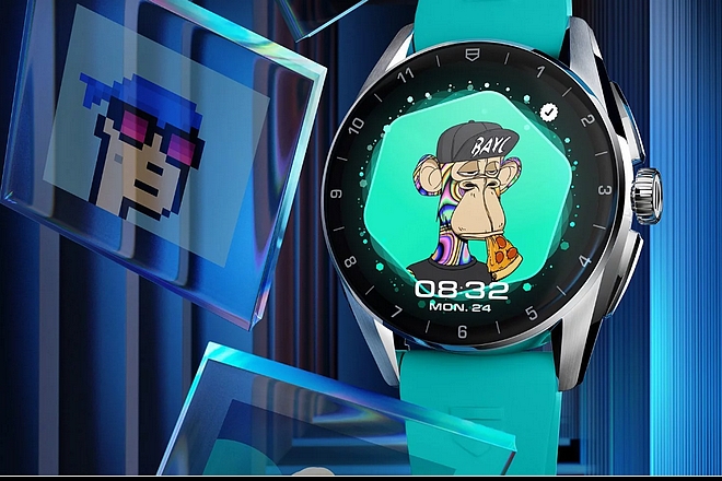 LVMH affiche les œuvres d&rsquo;art NFT sur les montres de sa marque Tag Heuer